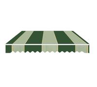 Toile d'auvent de rechange pour balcon - Différentes largeurs et couleurs, parfaite pour une utilisation en extérieur, résistante aux UV, installation facile