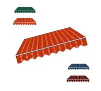 Toile d'auvent rétractable - 300 x 250 cm - Toile de rechange imperméable - Pour fenêtre, terrasse, balcon - Extérieur - 4 x 2,5 m