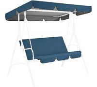 Toile de Balancelle de Jardin avec Toit,Toile de Rechange pour Balancelle 2 et 3 Places pour Balançoire Jardin Terrasse Balcon,210D Tissu Oxford pour Imperméable & Anti(Size:164*114*15cm,Color:Marine)