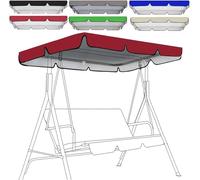 Toile De Balancelle Jardin Toit Rechange Universel, Pour 3 Places,pour Imperméable & Anti UV(Rose red,195*125*15cm)