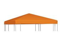 Toile de belvédère - vidaXL - 3 x 3 m - Imperméable - Orange - 310 g/m²