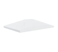 vidaXL Toile supérieure de belvédère 310 g / m² 4 x 3 m Blanc crème 44783