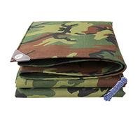 Toile de Camouflage imperméable et résistante, bâches de bâche, Tissu de Pluie, épaissir Le Tissu d'isolation Solaire, Tissu de Tente d'extérieur (Taille : 6,56 x 13,12 Pieds/2 x 4