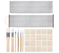Toile de dessin et d'écriture à l'eau grand set antidérapant portable, | Set de Pratique d'Écriture à l'Eau pour École Salle de Classe Maison Bureau Parc Camping Atelier