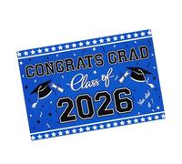 Toile de élégante pour de diplôme 2026, Or, Tissu en Polyester Robuste, idéal pour Les célébrations, Photos, Photo en Polyester