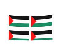 Toile de fond à suspendre avec drapeau de la Palestine - Décoration intérieure ou extérieure pour événements festifs