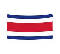 Toile de fond à suspendre avec drapeau du Costa Rica - Décoration intérieure ou extérieure pour événements festifs