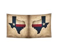 Toile de fond avec drapeau de l'État du Texas avec une étoile imprimée, grande bannière pour joyeux Noël, fond à suspendre pour les fêtes de fin d'année