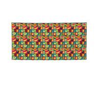 Toile de fond avec impression de fruits style art - Bannière pour fête d'anniversaire - Bannière d'accessoires pour photomaton