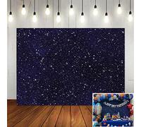 Toile de fond ciel étoilé univers espace photographie toile de fond étoiles 152,4 x 91,4 cm galaxie étoiles enfants garçons 1er anniversaire fête fête prénatale bannière studio photo