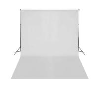 Toile de Fond Coton 500 x 300 cm Blanc | 100 % coton, sans coutures, résistante à la décoloration, portrait et commerce, support non inclus