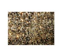Toile de fond de fête à paillettes de qualité supérieure pour la photographie - 210 x 150 cm, polyester, légère, lavable, polyvalente