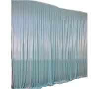 Toile De Fond De Mariage Décoration De Mariage, Grands Événements, Toile Fond, Rideau Fête, Tissu en Soie Glacée, Panneaux, Rideaux Suspendus(Blue1,H2xL1.5M)
