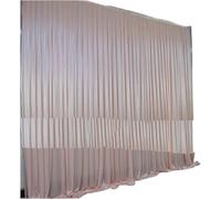 Toile De Fond De Mariage Décoration De Mariage, Grands Événements, Toile Fond, Rideau Fête, Tissu en Soie Glacée, Panneaux, Rideaux Suspendus(Pink3,H3xL2M)