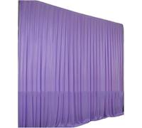 Toile De Fond De Mariage Décoration De Mariage, Grands Événements, Toile Fond, Rideau Fête, Tissu en Soie Glacée, Panneaux, Rideaux Suspendus(Light Purple,H3xL3.0M)