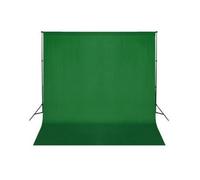 Toile de fond de photographie en coton vert 300 x 300 cm - VIDAXL - Incrustation et projets commerciaux