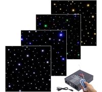 Toile de Fond D'étoiles,Toile de Fond de Ciel étoilé de Scène LED,Toile de Fond de Rideau de Ciel Nocturne,Toile de Fond de Photographie étoilée Sur le Thème de L'espace de L'univers,Blue+White-4x6m