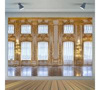 Toile de Fond du Palais, fenêtres, Salle de Bal de Catherine, Saint-Pétersbourg, Russie, fête d'anniversaire, décoration Murale, bannière, arrière-Plan de Photographie 240cmx180cm