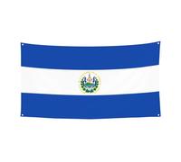 Toile de fond El Salvador pour événement, décoration de fête, parfaite pour les fêtes et célébrations 180 x 90 cm