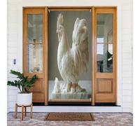 Toile de fond en jade sculptée en forme de poulet pour fête de vacances, fond de cabine photo, utilisation intérieure ou extérieure Taille unique