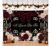 Toile de fond gothique romantique pour mariage 200 x 150 cm