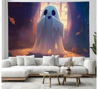 Toile de Fond Halloween pour 150x200cm - Décorations de Fête, Forêt enchantée Mignon peint à la main, Fournitures et Accessoires