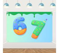 Toile de fond « I was 6 Now I'm 7 Birthday » - Décoration de fête - Bannière en vinyle pour 7e anniversaire - Pour fille et garçon