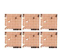 Toile de Fond Murale Scintillante, Panneaux Paillettes PVC, 6 Pièces 30x30cm - Installation Facile, Effet Étincelant, Décoration pour Fêtes et Photographie (Ou Rose)