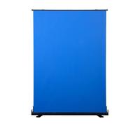 Toile de fond pliable verte avec base en aluminium - Tissu infroissable pour vidéo professionnelle, studio et diffusion en direct