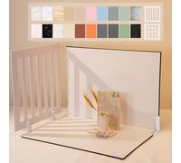 Toile de fond pour photographie - 10 pièces/20 motifs - Kit d'accessoires pour séance photo - Pour nourriture, bijoux, mini articles. (41,9 x 29,7 cm Planche Plus)