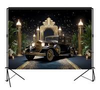 Toile de fond pour photographie Gatsby Gangster des années 20 - 2,1 x 1,5 m