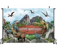 Toile de fond thématique dinosaure, parc jurassique, 1,5 x 1 m, pour fête prénatale, garçon, anniversaire, fête, gâteau, bannière, accessoires photo