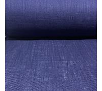 Toile de jute 100 % colorée Bleu marine 1 m