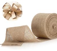 Toile De Jute 15cm*10m,Ruban Jute,Pour Emballage Cadeau,Coffrets,Bouquets,Diy Artisanat,Noeud D'arbre De Noël,Décoration De Mariage