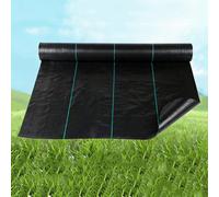 Toile De Paillage Contre Les Mauvaises Herbes Bâche Anti Mauvaise Herbe Résiste Rayons UV, Polypropylène pour Systèmes De Drainage, Aménagement Paysager(2x2m)