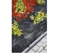 Toile de paillage paysages noire 3,30 x 5 m, traité anti UV, 100 g/m² - Bâche de sol anti mauvaises herbes