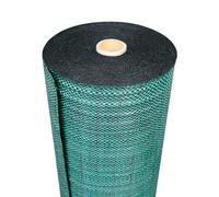Toile de paillage tissée 130g/m² - Rouleau - Géotextile Anti-Mauvaises Herbes Haute résistance - Coloris Vert - Usage Jardin, allées, Cultures (4,15x25m)