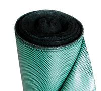 Toile de paillage tissée 130g/m² - Rouleau - Géotextile Anti-Mauvaises Herbes Haute résistance - Coloris Vert - Usage Jardin, allées, Cultures (3,30x25m)