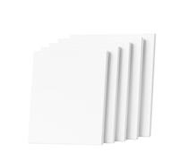 Toile de peinture - 5 pièces - 30 x 40 cm - Toile de peinture - Grande toile de peinture - Panneau blanc pour peinture - Toile de peinture Large