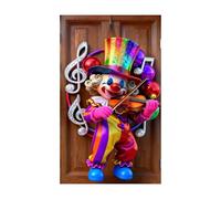 Toile de portable pour carnaval, bannière de fête légère, affichage d'entrée avec illustration de dessin animé, accent mural de chambre, kit sur le thème du festival avec style vif, accessoires