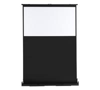 Toile de projection autoportant - Blanc mat - Avec home cinéma 4K - Full HD 3D Gain 1.2 - Écran de vidéoprojecteur pour bureau, présentations, écoles (60 en 16:9)
