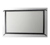 Toile de projection frontale Celexon Mobile Expert - 203x114 cm - Matte White - Dos noir et contours noirs