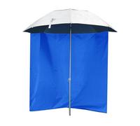 Toile de protection pour parapluie de pêche - Panneau de tente léger, revêtement imperméable à bords incurvés | Écran d'ombrage robuste avec fermeture sécurisée pour les pêcheurs, barrière contre la