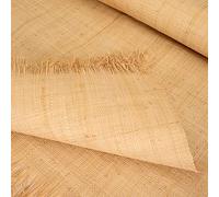 Toile de raphia tissée Naturel 50 x 160cm Rabane pour la Décoration, Création, ameublement, Neutre