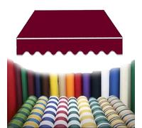 Toile de rechange durable d'auvent rétractable en polyester pour balcon et terrasse - 250 x 150 cm et 400 x 300 cm