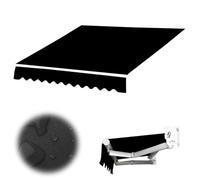 Toile de rechange durable pour parasol de terrasse, abri de jardin, auvent de jardin, auvent de rechange de 3/3,5/4 x 2,5 m.