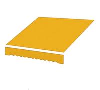 Toile de rechange en polyester de qualité supérieure - Résistant aux UV - 5,5 x 3,5 m - Pour balcon et terrasse - Durable - Protection extérieure résistante aux intempéries