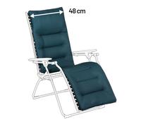 Toile De Rechange Fauteuil Relax Transat Jardin - Chaise Longue - Evolution - Becomfort® - Bleu Encre - Lafuma Mobilier