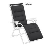 Toile De Rechange Fauteuil Relax Transat Jardin - Chaise Longue - Evolution - Becomfort® - Gris Dark Grey - Lafuma Mobilier