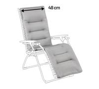 Toile De Rechange Fauteuil Relax Transat Jardin - Chaise Longue - Evolution - Becomfort® - Gris Silver - Lafuma Mobilier